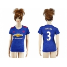 Women's Manchester United #3 Shaw Away Soccer Club Jersey
