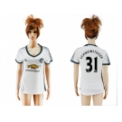 Women's Manchester United #31 Schweinsteiger Sec Away Soccer Club Jersey