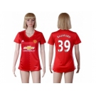 Women's Manchester United #39 Rashford Red Home Soccer Club Jersey