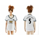 Women's Manchester United #5 Marcos Rojo Sec Away Soccer Club Jersey