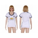 Women's Manchester United Blank Sec Away Soccer Club Jersey