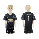 Manchester United #1 De Gea Away Kid Soccer Club Jersey