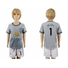 Manchester United #1 De Gea Sec Away Kid Soccer Club Jersey