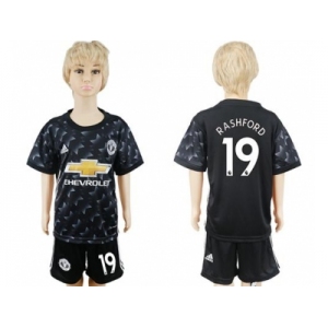 Manchester United #19 Rashford Away Kid Soccer Club Jersey