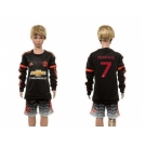 Manchester United #7 Memphis SEC Away Long Sleeves Euro Premium Kid Soccer Club Jersey