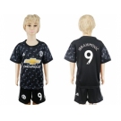 Manchester United #9 Ibrahimovic Away Kid Soccer Club Jersey