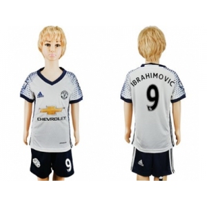Manchester United #9 Ibrahimovic SEC Away Kid Soccer Club Jersey