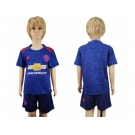 Manchester United Blank Away Kid Soccer Club Jersey1
