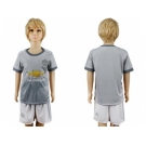 Manchester United Blank Sec Away Kid Soccer Club Jersey