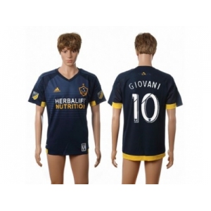 Los Angeles Galaxy #10 Giovani Away Soccer Club Jersey 2