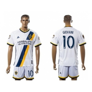 Los Angeles Galaxy #10 Giovani Home Soccer Club Jersey