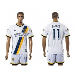Los Angeles Galaxy #11 Zardes Home Soccer Club Jersey