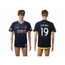 Los Angeles Galaxy #19 Juninho Away Soccer Club Jersey 3