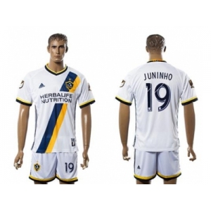 Los Angeles Galaxy #19 Juninho Home Soccer Club Jersey