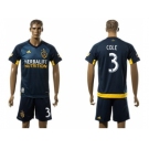 Los Angeles Galaxy #3 Cole Away Soccer Club Jersey 2