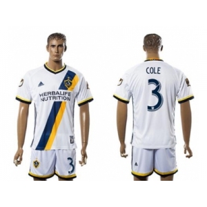 Los Angeles Galaxy #3 Cole Home Soccer Club Jersey