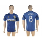 Los Angeles Galaxy #8 Gerrard Away Soccer Club Jersey 1