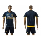 Los Angeles Galaxy Blank Away Soccer Club Jersey 3