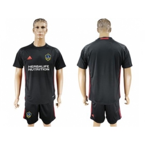 Los Angeles Galaxy Blank Black Goalkeeper Soccer Club Jersey