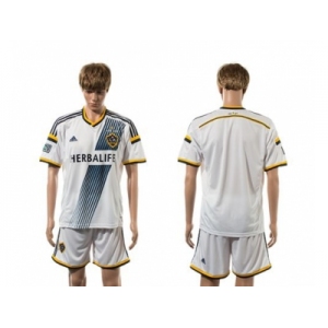 Los Angeles Galaxy Blank Home Soccer Club Jersey 1