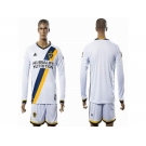 Los Angeles Galaxy Blank White Home Long Sleeves Soccer Club Jersey