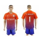 Manchester City #1 C.Bravo Sec Away Soccer Club Jersey