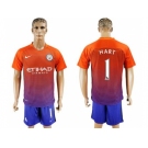 Manchester City #1 Hart Sec Away Soccer Club Jersey