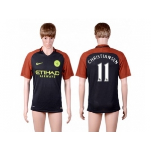 Manchester City #11 Christiansen Away Soccer Club Jersey