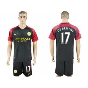 Manchester City #17 De Bruyne Away Soccer Club Jersey