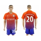 Manchester City #20 Mangala Sec Away Soccer Club Jersey