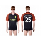 Manchester City #25 Fernandinho Away Soccer Club Jersey2