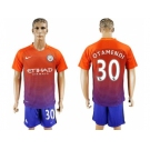 Manchester City #30 Otamendi Sec Away Soccer Club Jersey