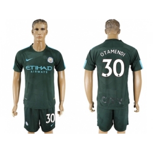 Manchester City #30 Otamendi Sec Away Soccer Club Jersey