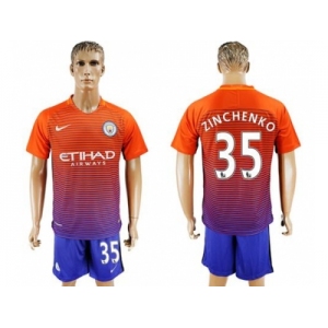 Manchester City #35 Zinchenko Sec Away Soccer Club Jersey