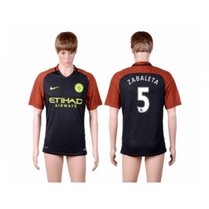 Manchester City #5 Zabaleta Away Soccer Club Jersey1