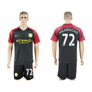 Manchester City #72 Iheanacho Away Soccer Club Jersey