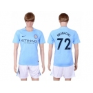 Manchester City #72 Iheanacho Home Soccer Club Jersey