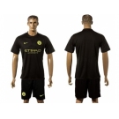 Manchester City Blank Away Soccer Club Jersey1