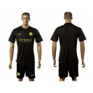 Manchester City Blank Away Soccer Club Jersey1