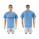 Manchester City Blank Home Soccer Club Jersey2