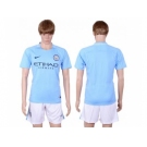 Manchester City Blank Home Soccer Club Jersey