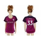 Women Manchester City #33 G.Jesus Away Soccer Club Jersey