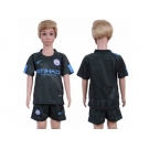 Manchester City Blank Sec Away Kid Soccer Club Jerseys