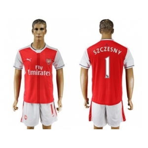 Arsenal #1 Szczesny Home Soccer Club Jersey