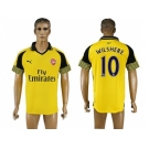 Arsenal #10 Wilshere Away Soccer Club Jersey1