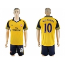 Arsenal #10 Wilshere Away Soccer Club Jersey