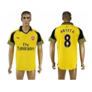 Arsenal #8 Arteta Away Soccer Club Jersey