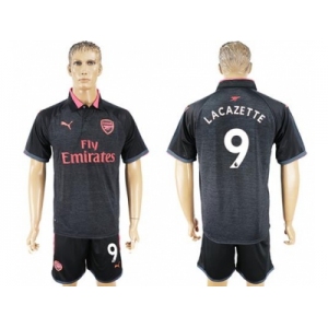 Arsenal #9 Lacazette Sec Away Soccer Club Jersey