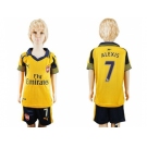 Arsenal #7 Alexis Away Kid Soccer Club Jerse