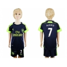 Arsenal #7 Alexis Sec Away Kid Soccer Club Jersey